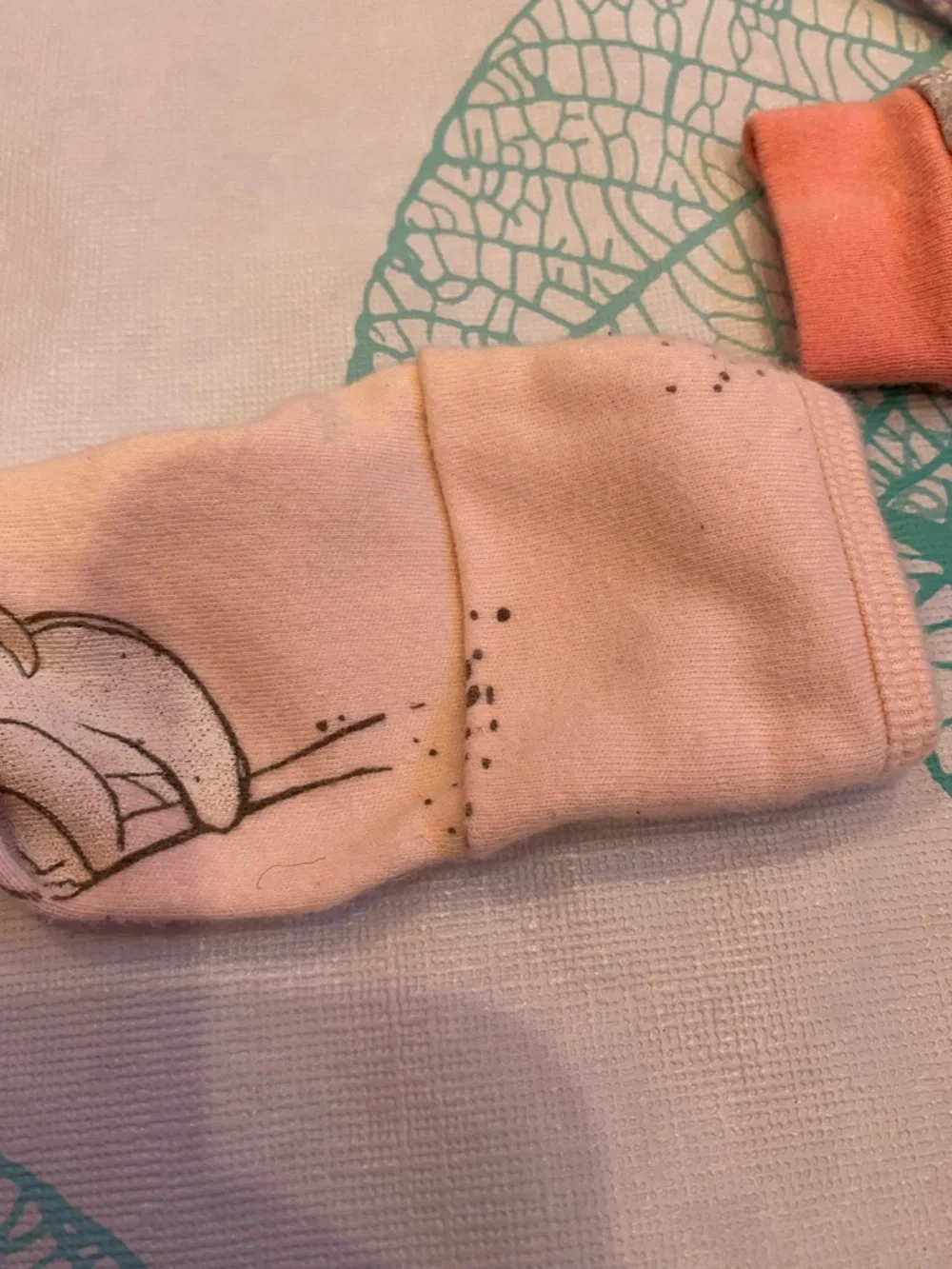 Carter's Pink, Lavender & Gray Footed One-Piece Sleepers - 3 Pack - Picture 12 of 13